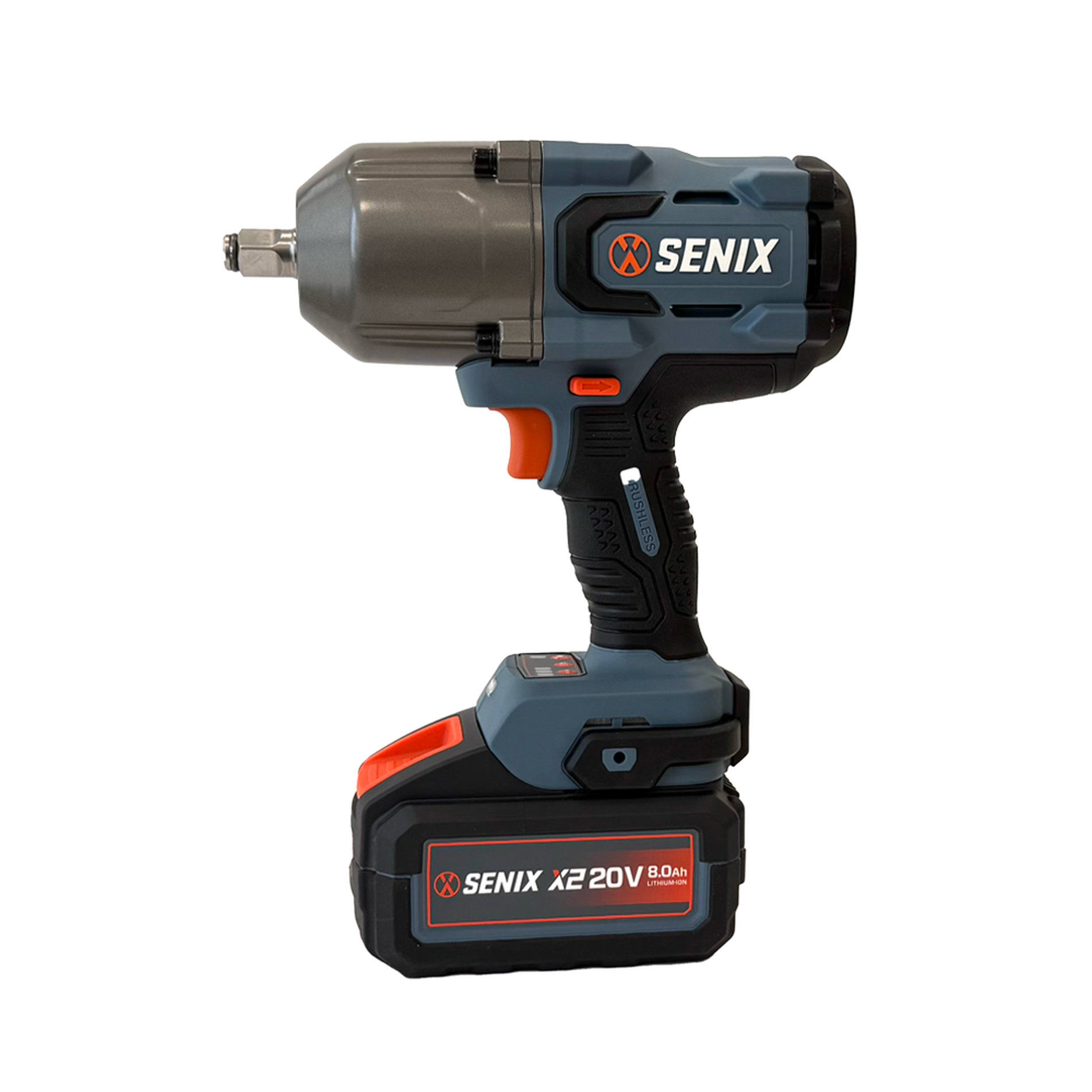 Импульсный гайковерт 1/2, 1350 Нм, акб 8Ач, зу 6А X2 20В