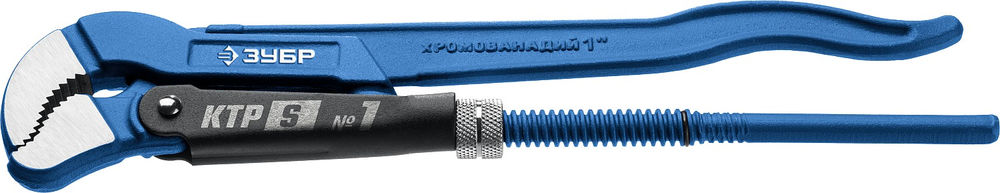 Ключ трубный №1, 1, 330 мм, с изогнутыми губками, тип У ЗУБР Профессионал 27336-1_z02