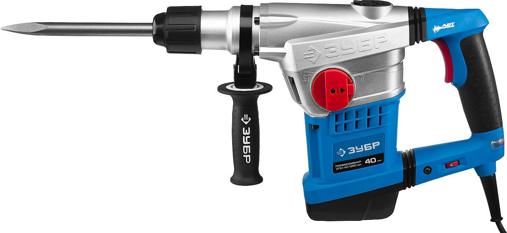Перфоратор SDS-Max 40 мм 1250 Вт АВТ Профессионал ЗУБР ЗПМ-40-1250 ЭВК