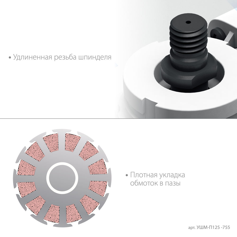 УШМ 750 Вт d125 мм фланец МИГ Профессионал ЗУБР Компакт УШМ-П125-755