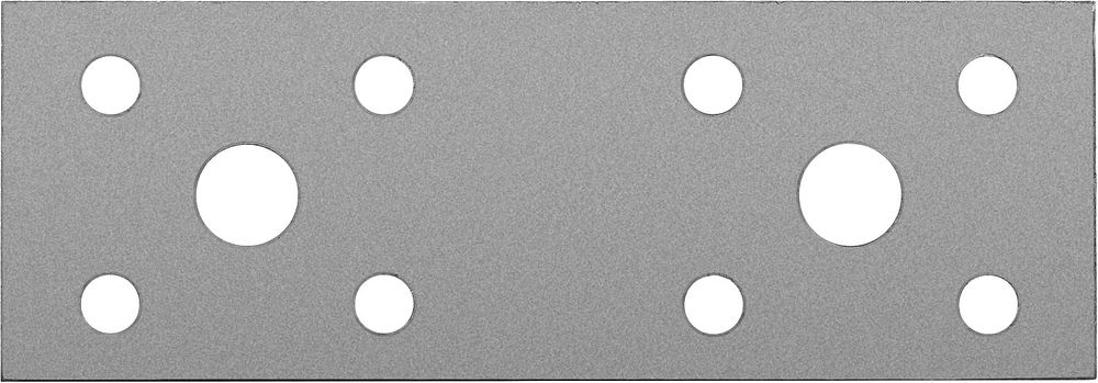 Крепежная пластина КП-2.5, 100 x 35 x 2.5 мм, цинк ЗУБР 31023-100