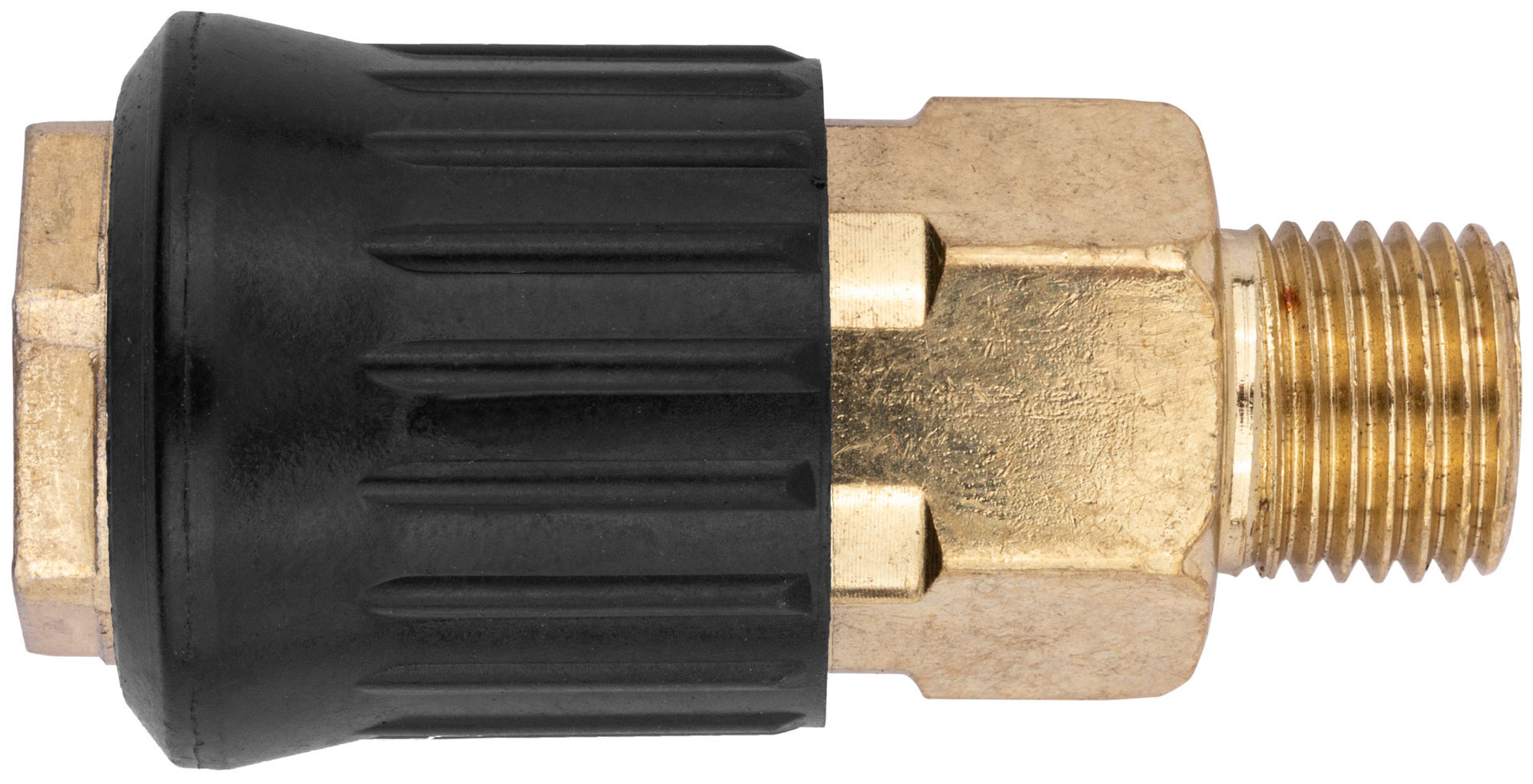Адаптер быстросъемный с запорным клапаном с внешней резьбой 1/4 (81151)
