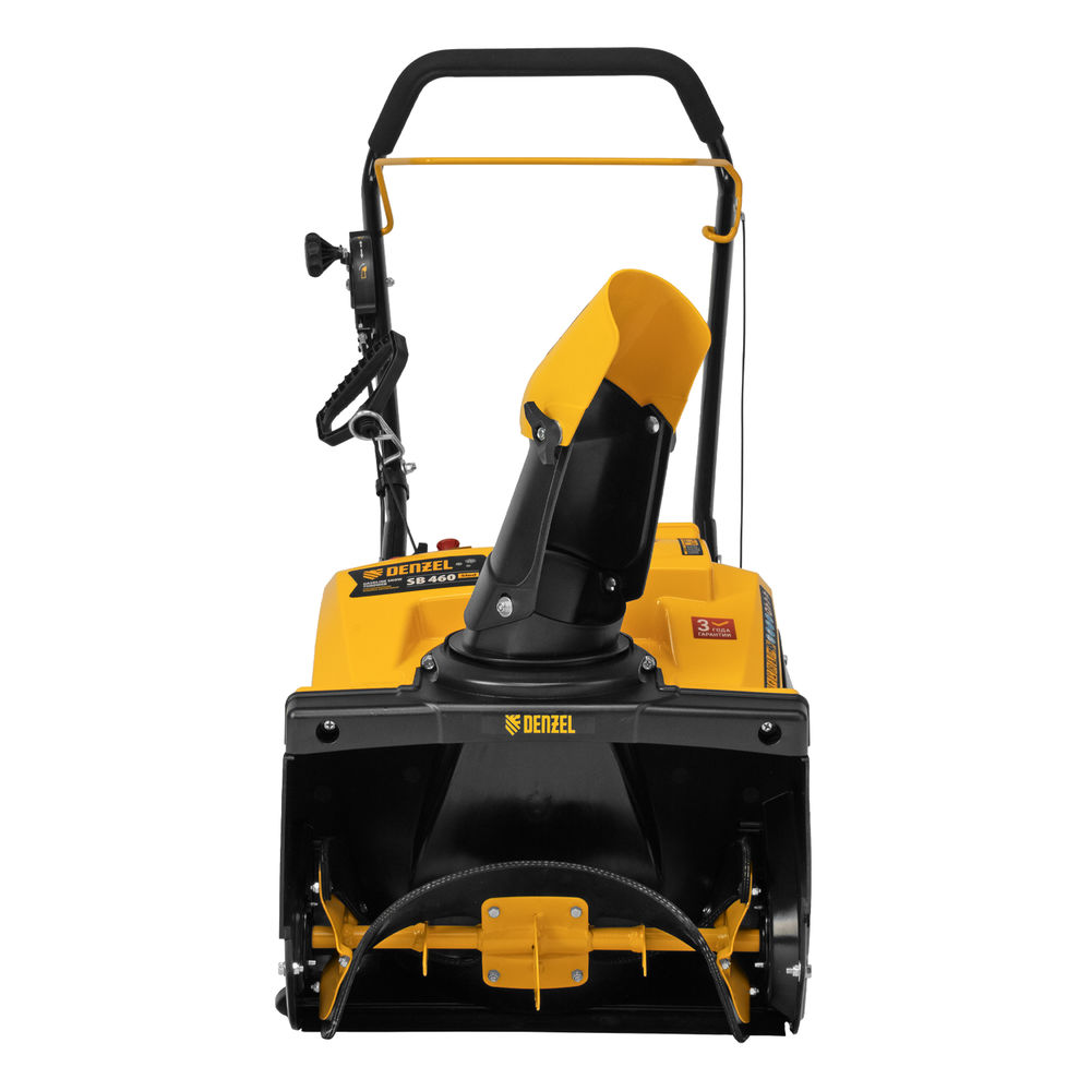 Бензиновая снегоуборочная машина SB 460 Sled, 99cc, лыжи ручной старт// Denzel (97648)