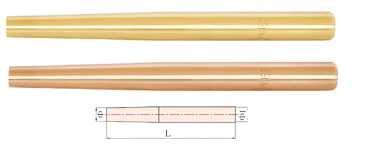 Бородок прямой 10х150 искробезопасный сплав AlCu 223E-1004, HORTZ