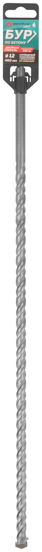 Бур по бетону, SDS-Plus, GreatFlex Light, 12x460 мм (56-12460)