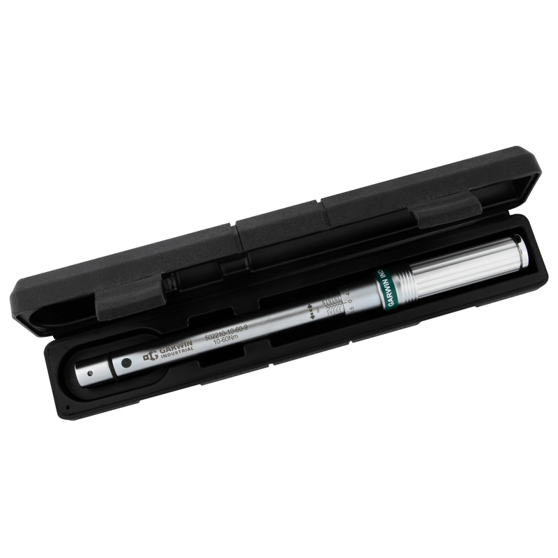 Динамометрический ключ 25-125 Нм, двухстороннего действия с разьемом под сменные насадки 9х12 502210-25-125-9 GARWIN INDUSTRIAL