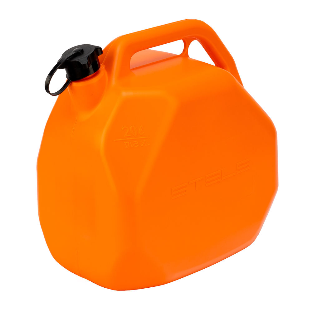 Канистра для ГСМ, пластиковая, со скошенными углами, 20 литров Stels (53112)