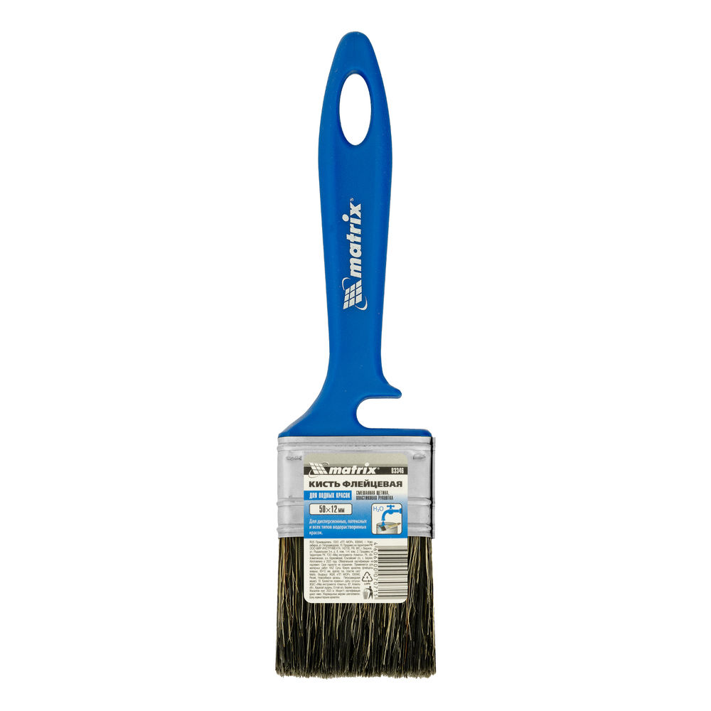 Кисть флейцевая Водные краски Color Line 50 x 12 мм Matrix (83346)