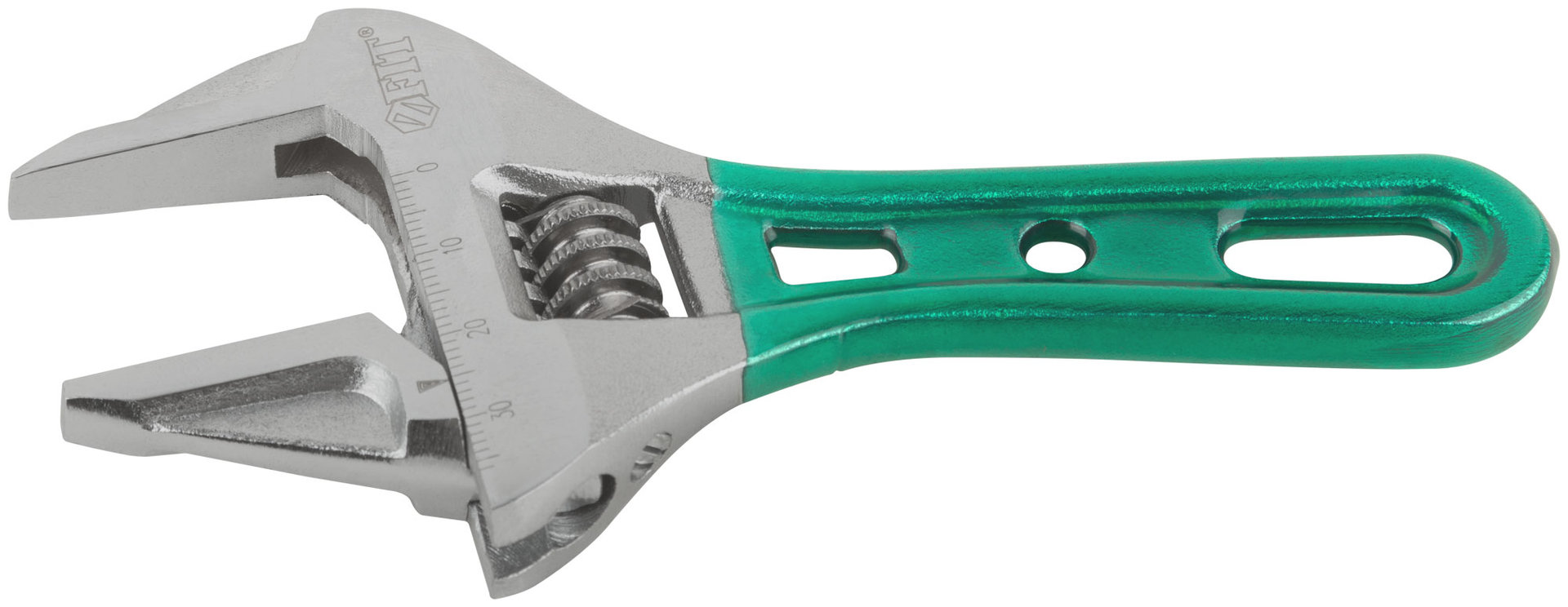 Ключ разводной Смарт, CrV, укороченный, узкие губки, шкала, экстра увелич.захват 135 мм ( 36 мм )