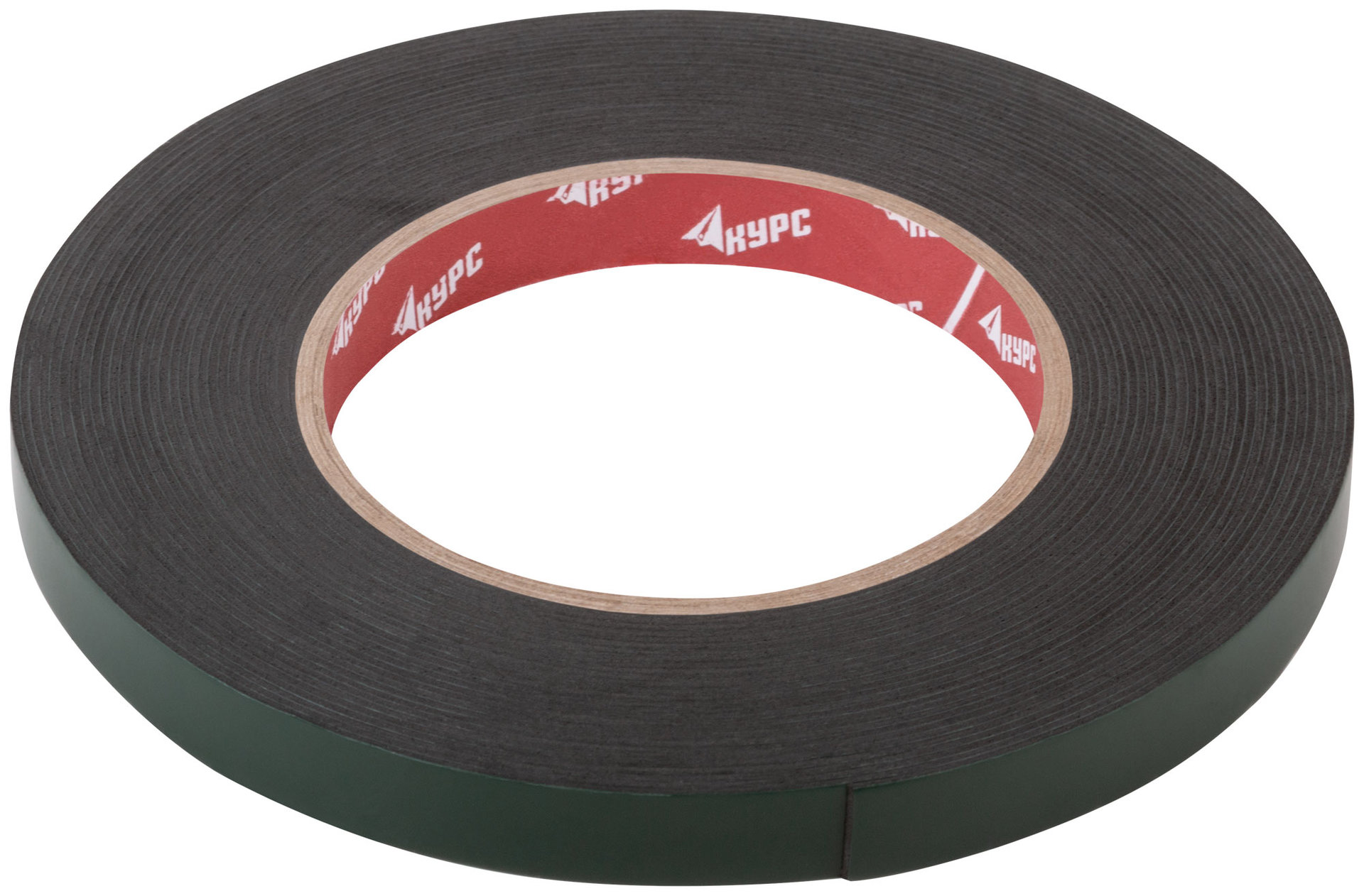 Лента монтажная клейкая на вспененной основе, черная 12 мм х 10 м (11782)