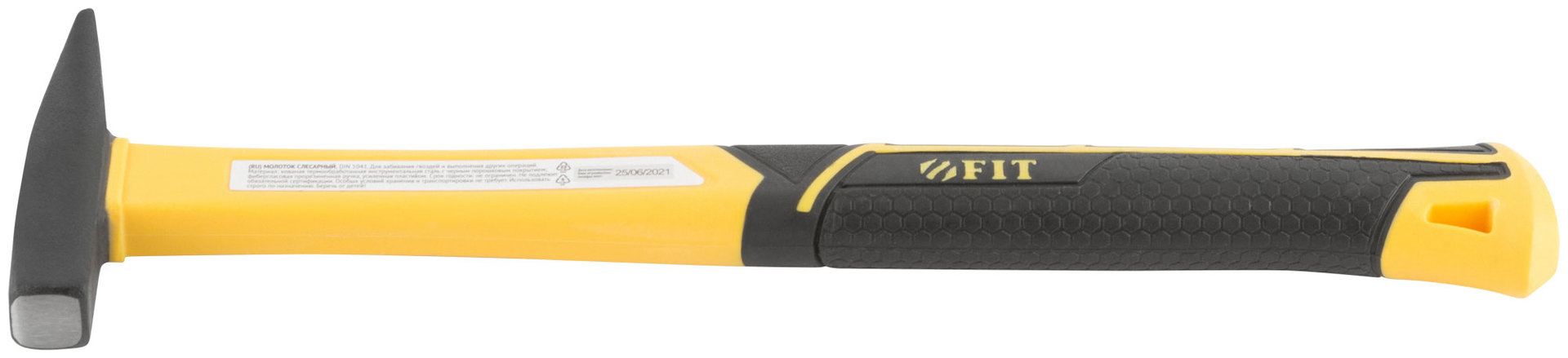 Молоток кованый, фиберглассовая усиленная ручка, Профи 100 гр. (44331)