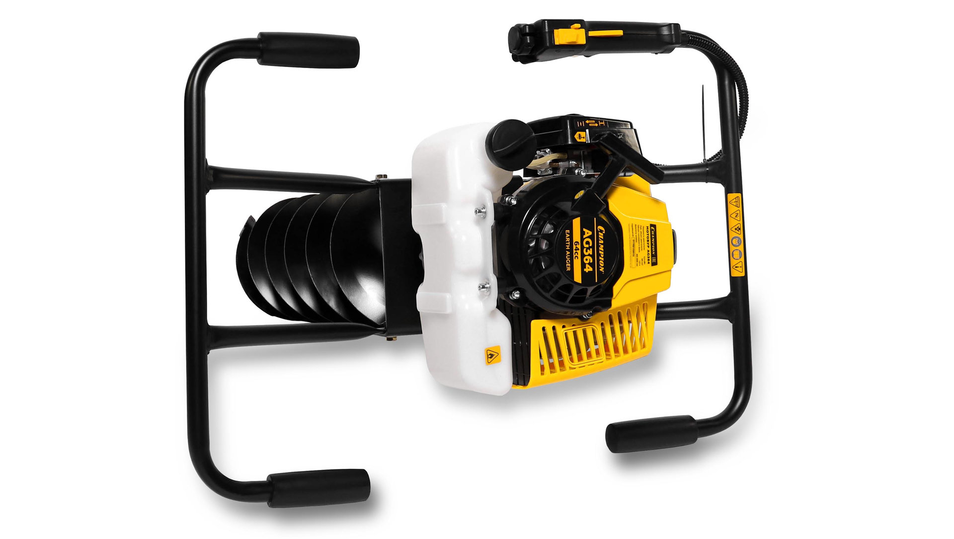 Мотобур 2,2кВт 64см? 12,8кг без шнека CHAMPION AG364