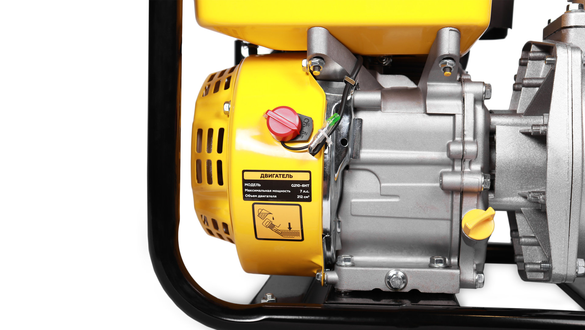 Мотопомпа CHAMPION GP52/1 (2 450л/мин 7/30м 7лс 3,6л 20кг ) (GP52/1)