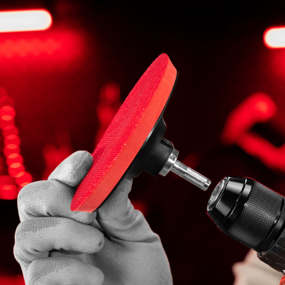 Насадка для дрели и УШМ с липучкой, 115 мм Matrix (76218)