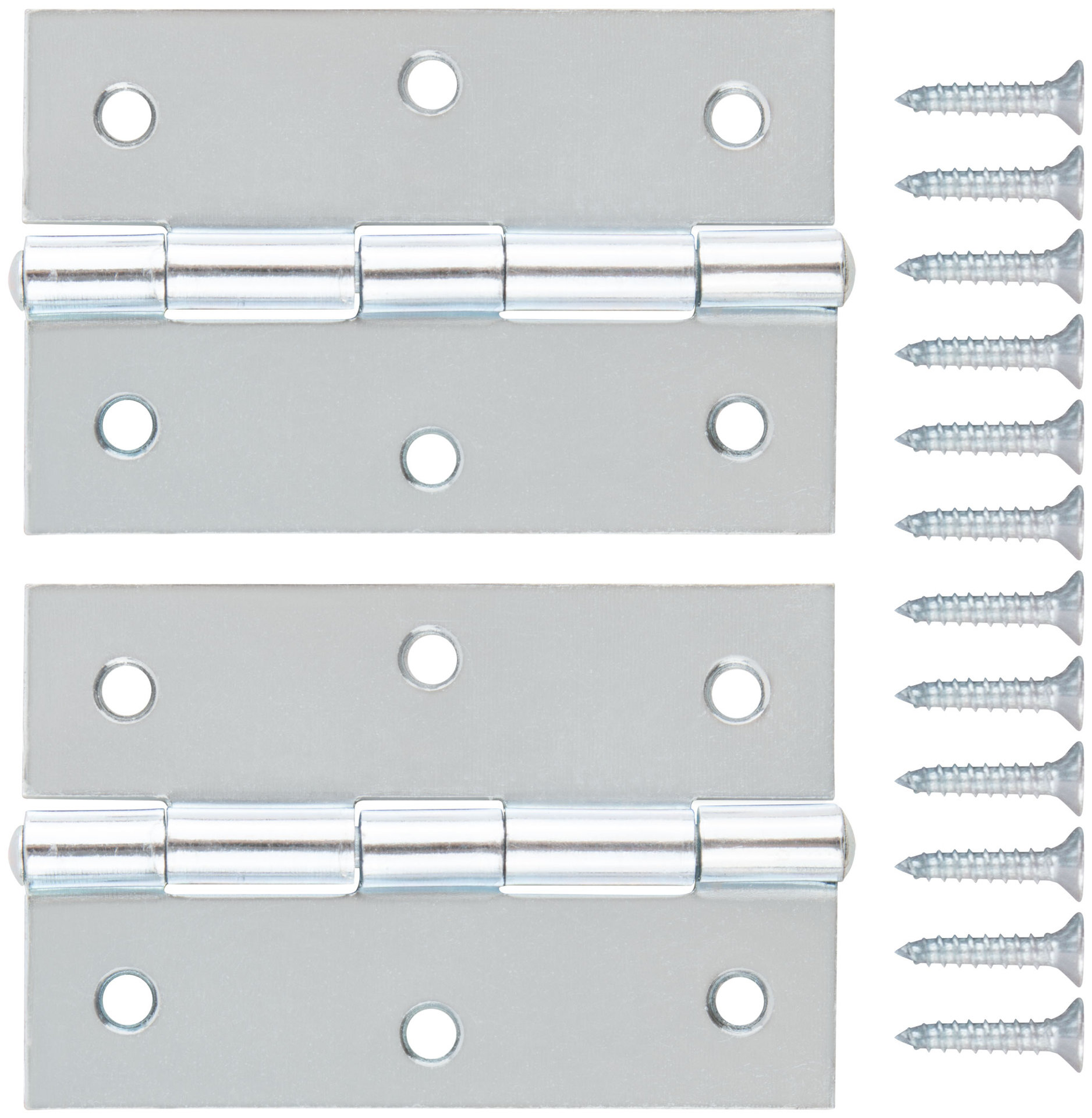 Петли универсальные, набор 2 шт., цинк 75 х 50 мм (66363)