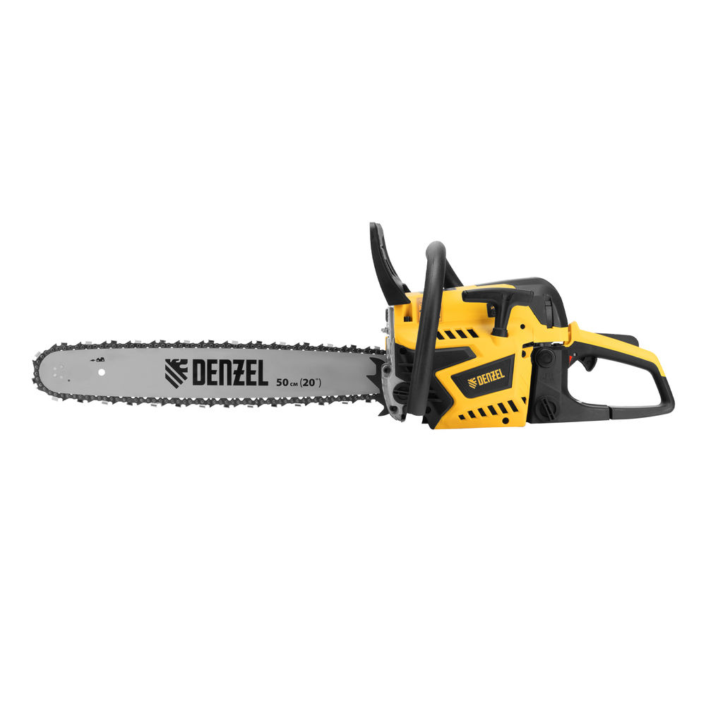 Пила цепная бензиновая DS-5820, шина 50 см, 58 см3, 3.6 л.с, шаг 0,325, паз 1,5 мм, 76 звеньев Denzel (95238)