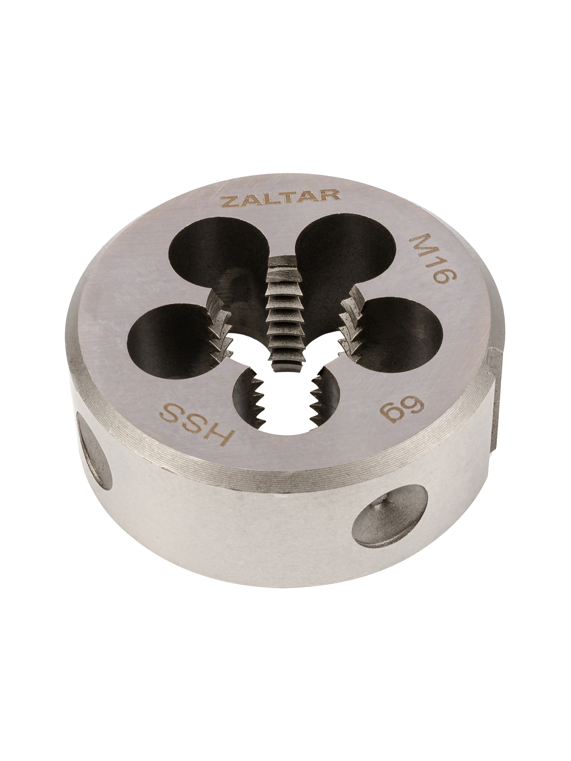 Плашка круглая резьбонарезная HSS, DIN 223 B (DIN EN 22568), M16 x 2.0, 45 x 18 (ZA-10409)