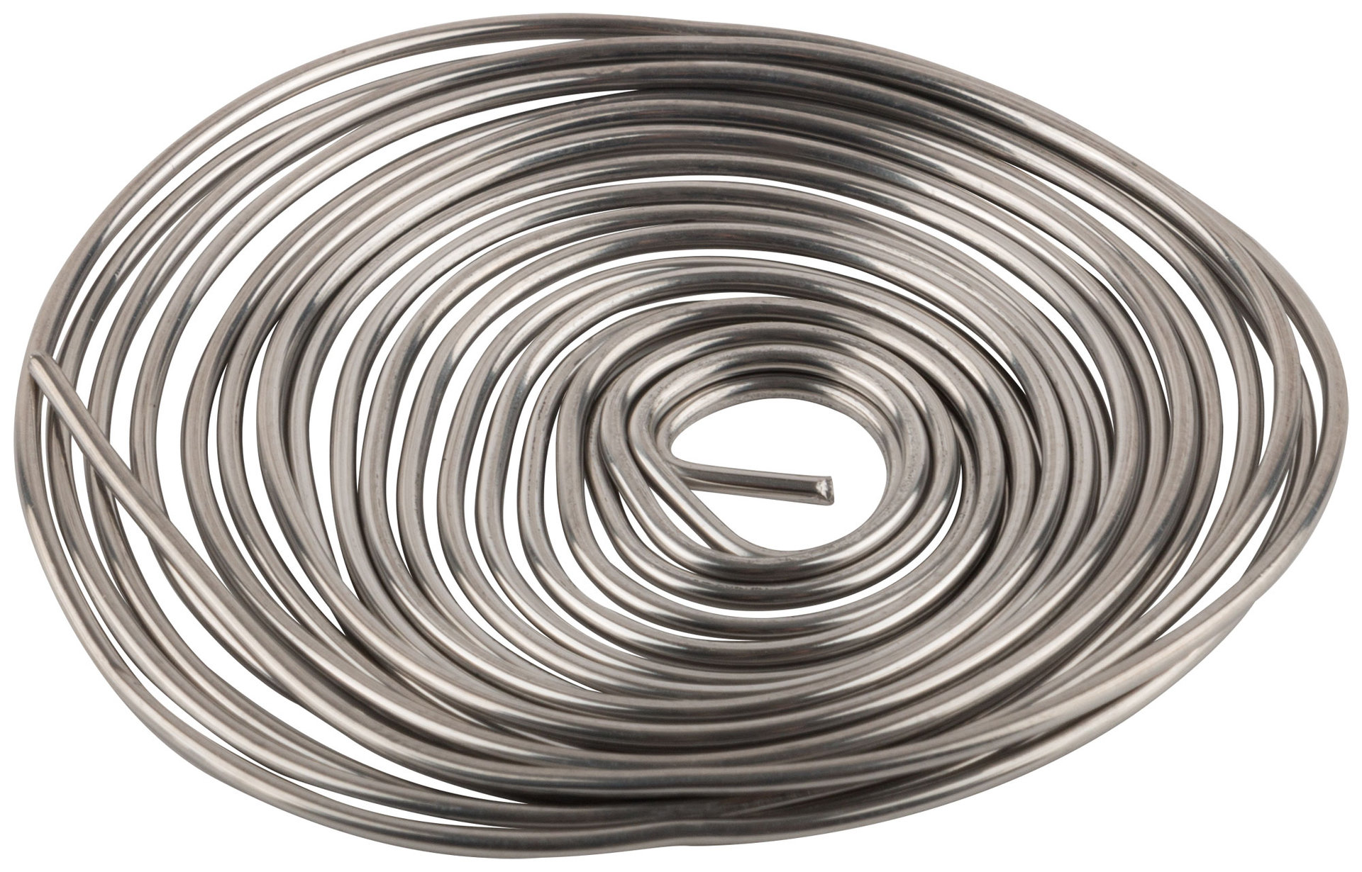 Припой ПОС 61 c канифолью, проволока диаметр 1 мм, улитка, 10 гр. (60586)