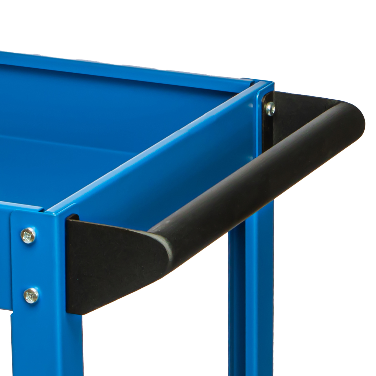 Тележка с тремя открытыми полками синяя RUNTEC RT-3B