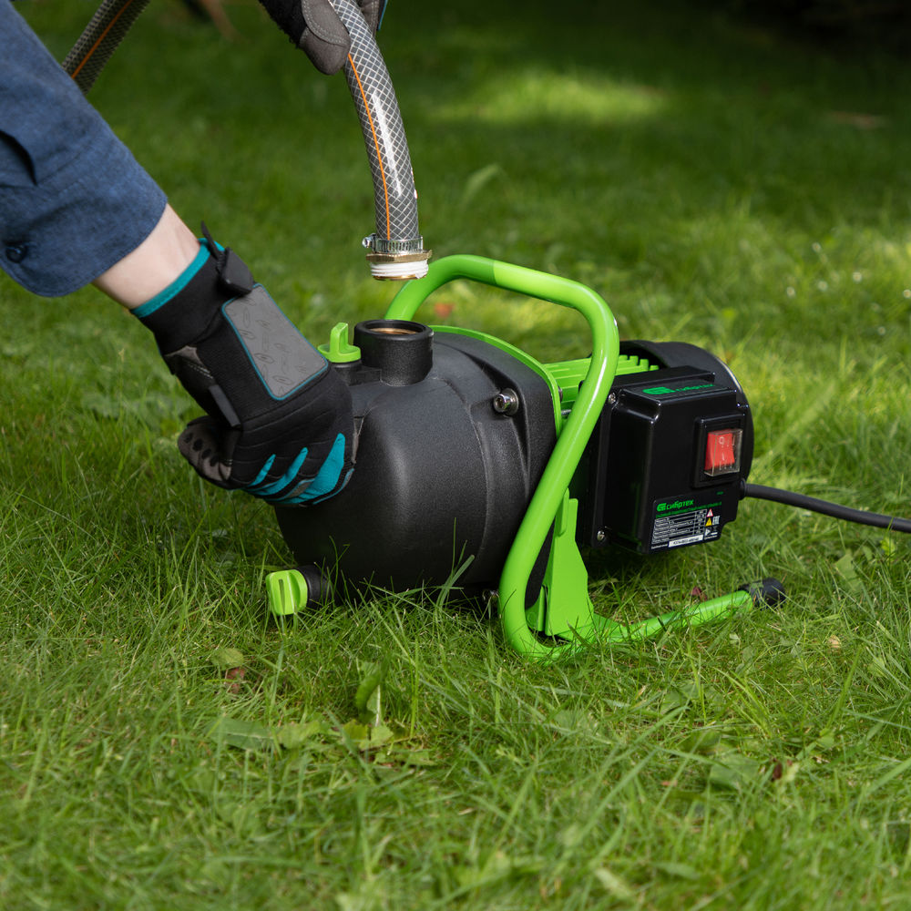 Садовый поверхностный насос СПН850-П, 850 Вт, напор 42 м, 3500 л/ч, пластик Сибртех (97245)