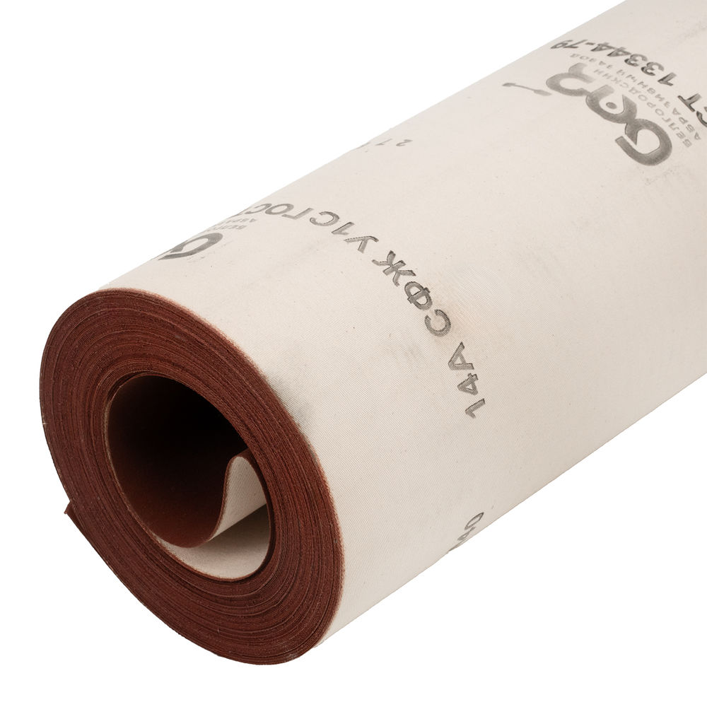 Шкурка на тканевой основе, зернистость № 0, 800 мм х 30 м, БАЗ (75213)