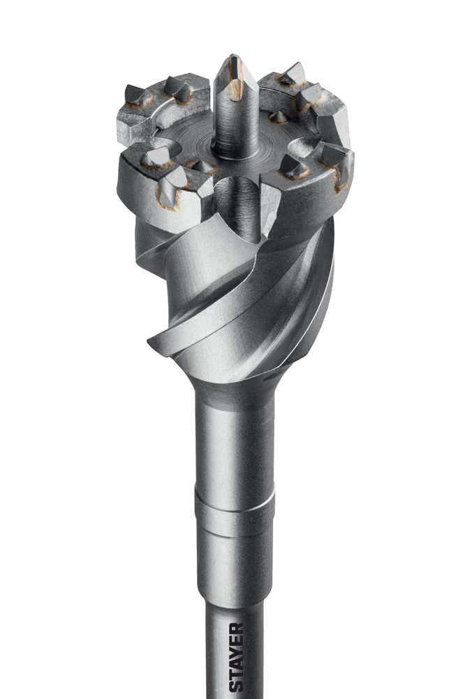 Бур проломной SDS-max PROFESSIONAL HERCULES-4Х STAYER d45x500/600 мм 29319-45-600  