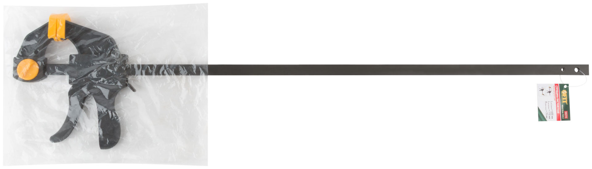 Струбцина нейлоновая пистолетная 600х770х70 мм (59274)