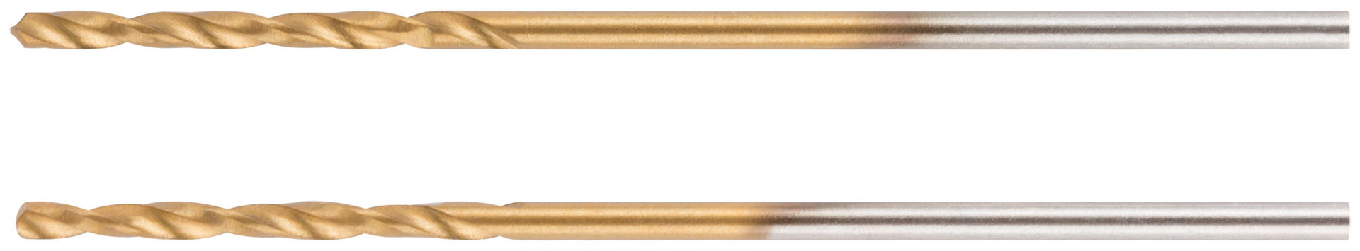 Сверла HSS по металлу, титановое покрытие, в блистере 1,0 мм (2 шт.) (34310)