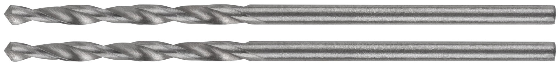 Сверла по металлу HSS в блистере, угол заточки 118°, 1,5 x 43 мм (2 шт.) (35502М)