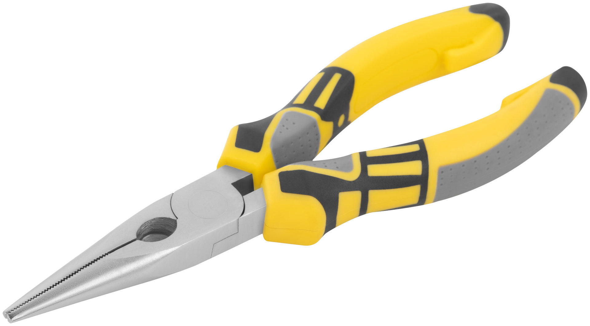 Тонконосы Смарт, трехцветные прорезиненные ручки, никелевое покрытие 160 мм (50667)