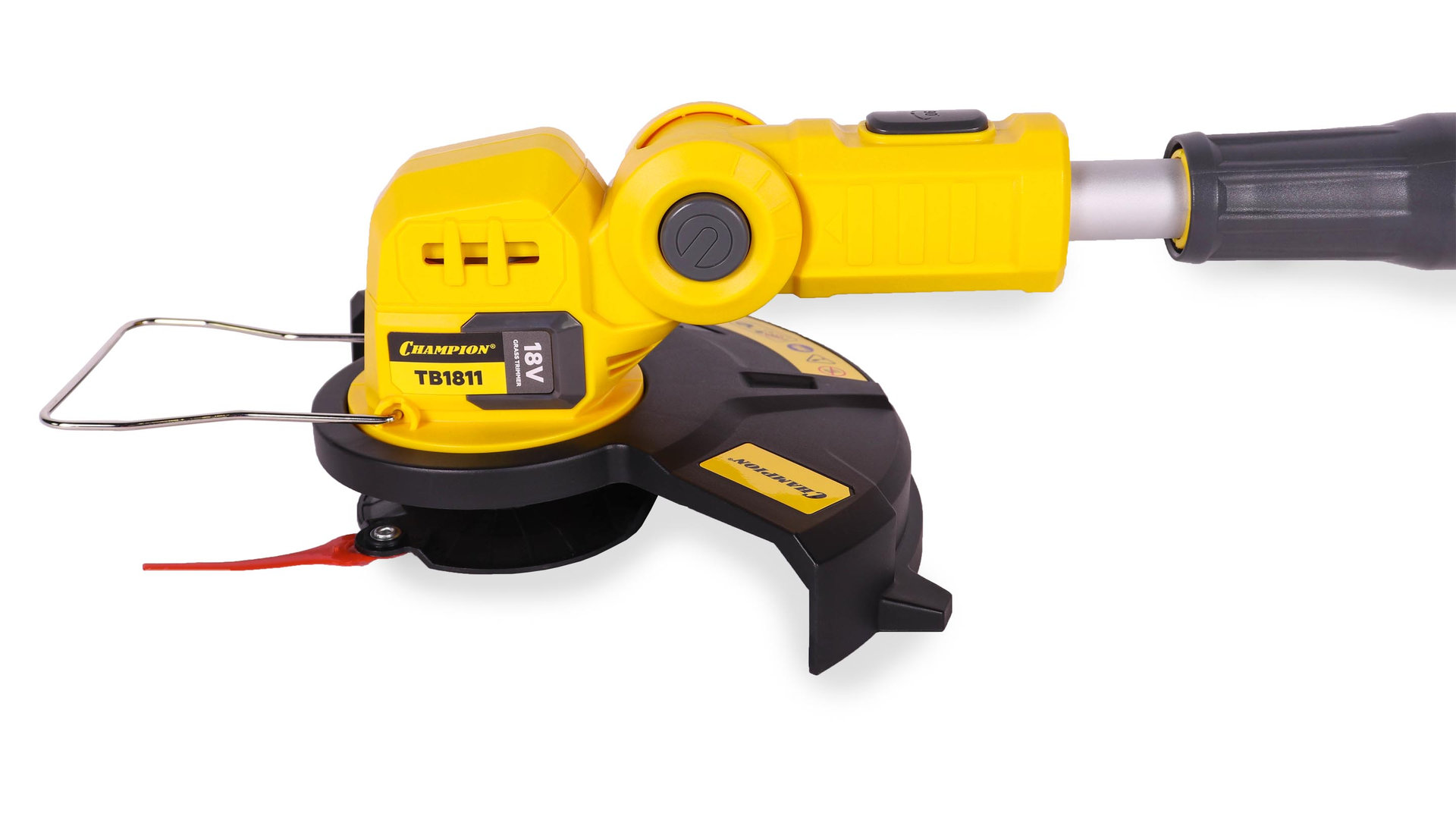 Триммер аккумуляторный CHAMPION TB1811 (18В4Ач Li-ion1,8кг50мин250мм1,8мм9000об/мин +АКБ( 2Ач)иЗУ) (TB1821)