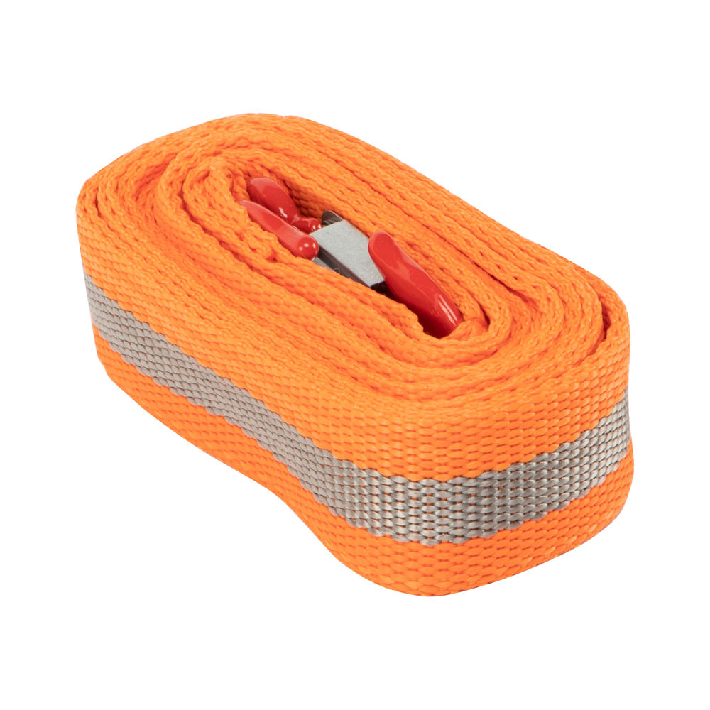 Трос буксировочный 5 т, 5 м, 2 крюка, пакет Stels (54375)