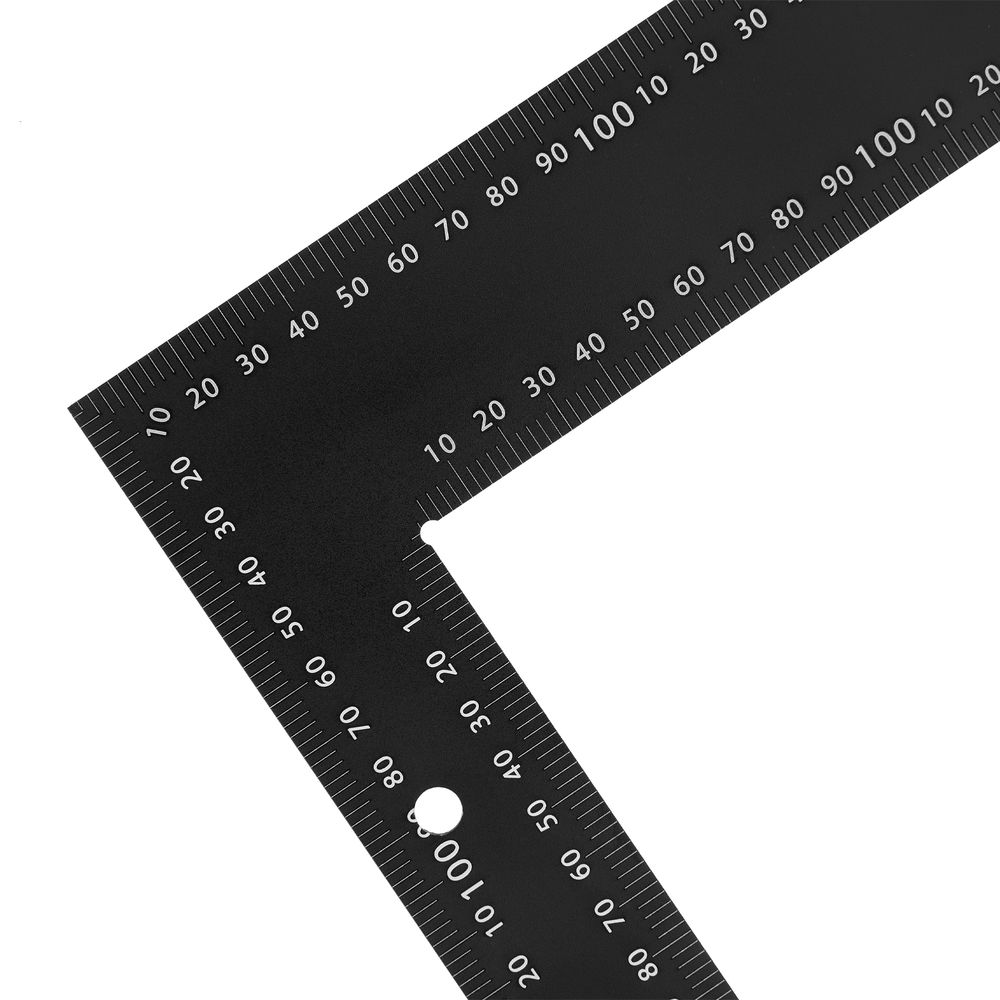 Угольник, 400 х 600 мм, алюминиевый, лазерная гравировка Denzel (32393)