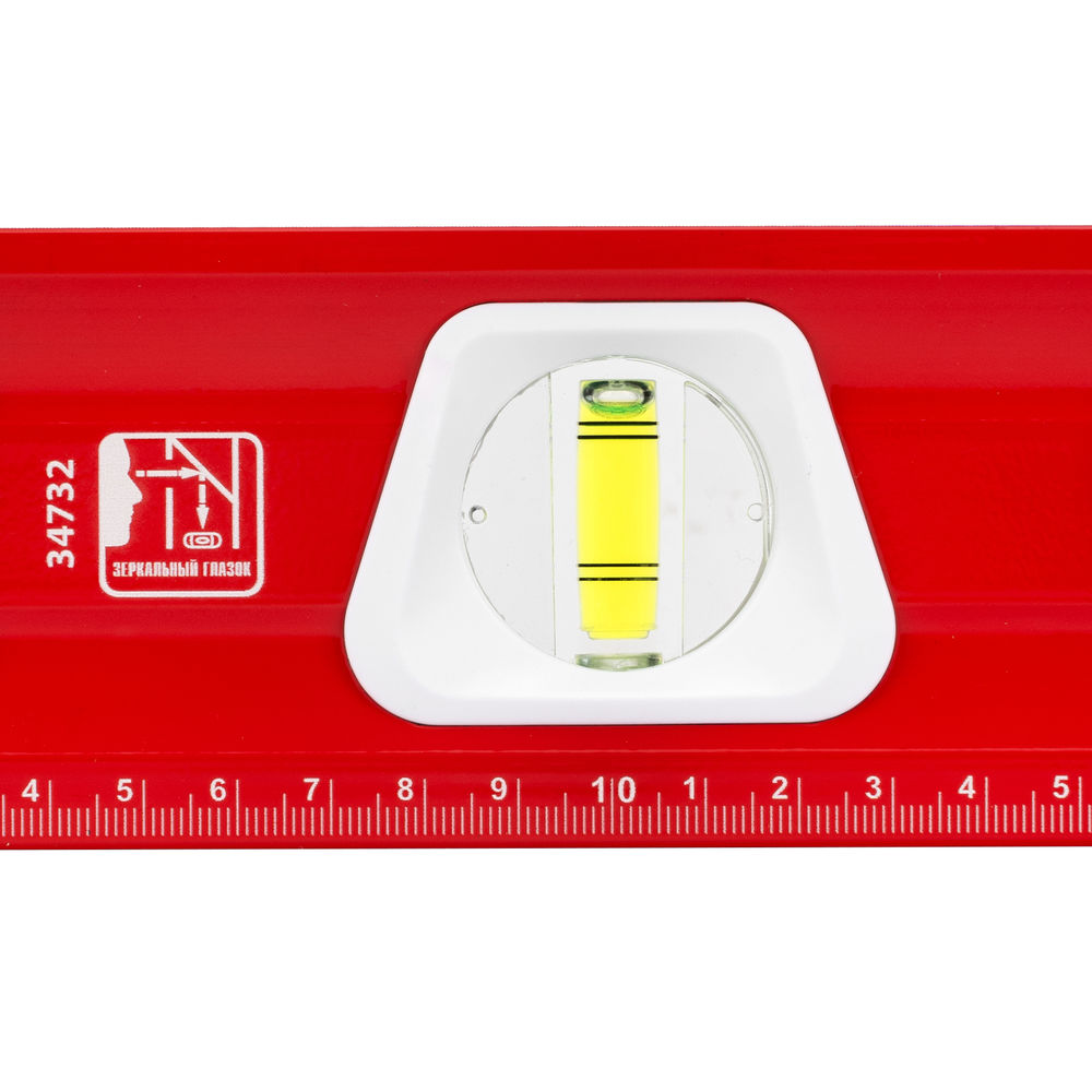 Уровень алюминиевый, магнит, фрезерованный, 3 глазка (1 зеркальный) двухкомпонентные рукоятки, 800 мм Matrix (34732)