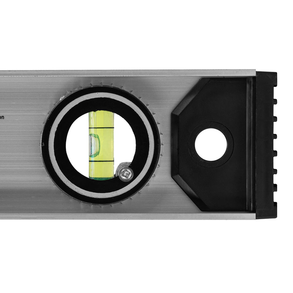 Уровень алюминиевый Рельс, 2000 мм, 3 глазка (1 поворотный) Matrix (34041)