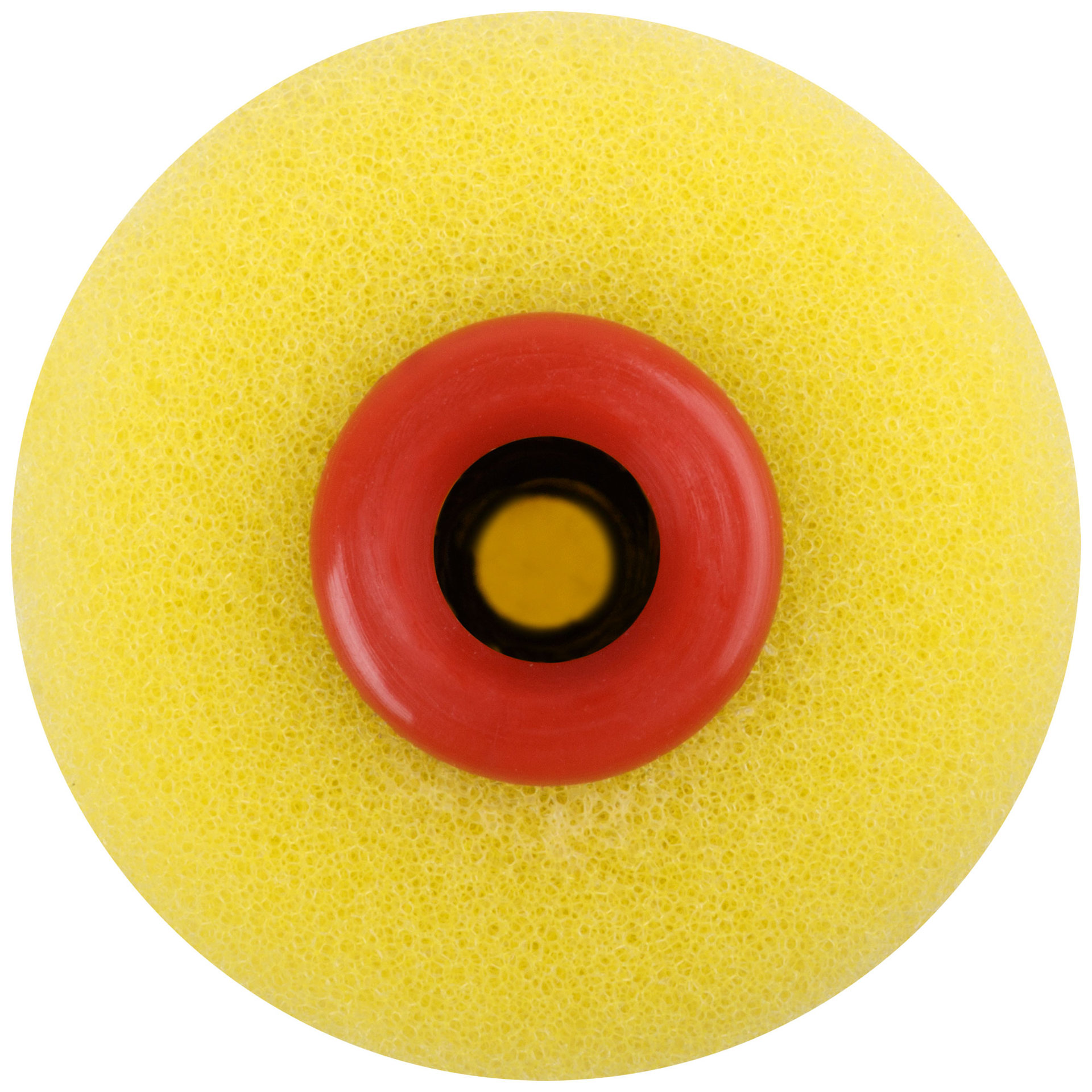 Валик поролоновый желтый с ручкой мини 100 мм + 2 сменных ролика (02831)