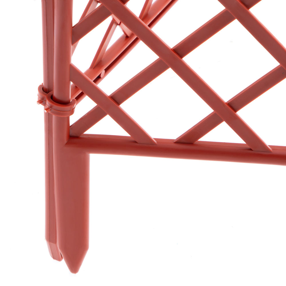 Забор декоративный Сетка, 24 х 320 см, терракот, Palisad (65026)