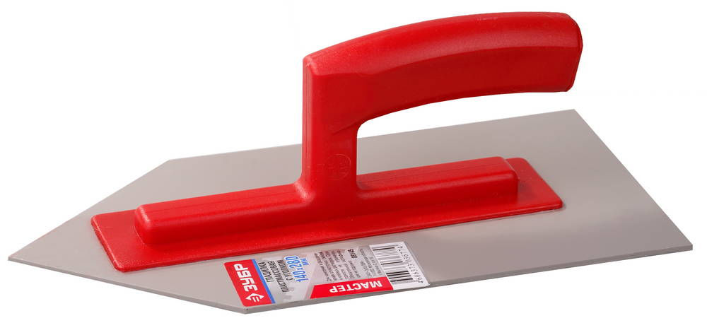 Гладилка штукатурная 140?280 мм с уголком ЗУБР 08145