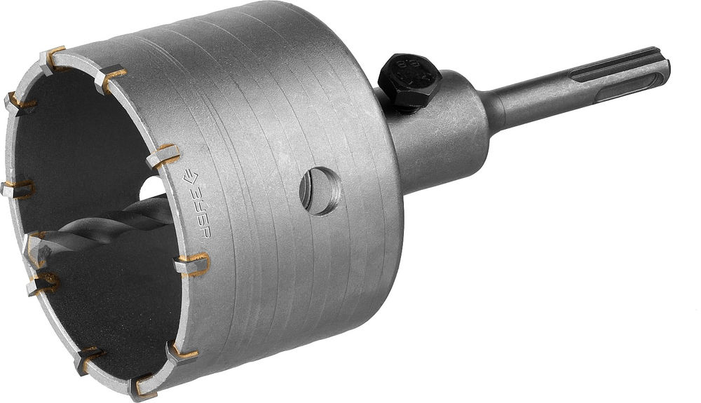 Коронка по бетону с оснасткой 80 мм, SDS-Plus, 10Т ЗУБР 29211-80