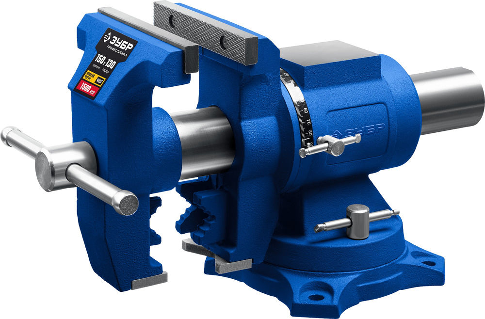 Многофункциональные слесарные тиски 150 мм ЗУБР ЭКСПЕРТ-3D 32712-150