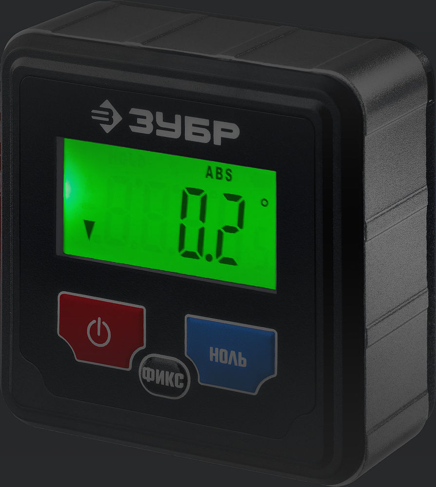 Электронный уровень-уклономер МИКРО, 4 Х 90°, ±0.1 ЗУБР Профессионал 34743_z01