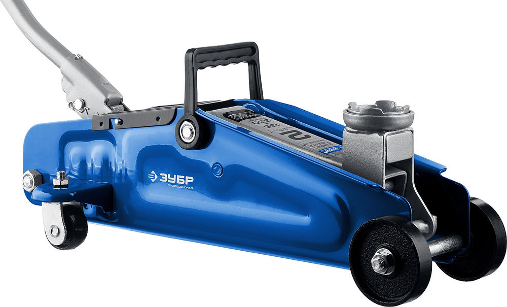 Подкатной гидравлический домкрат в кейсе 2 т 135 - 330 мм Профессионал ЗУБР Т-30-K 43053-2-K