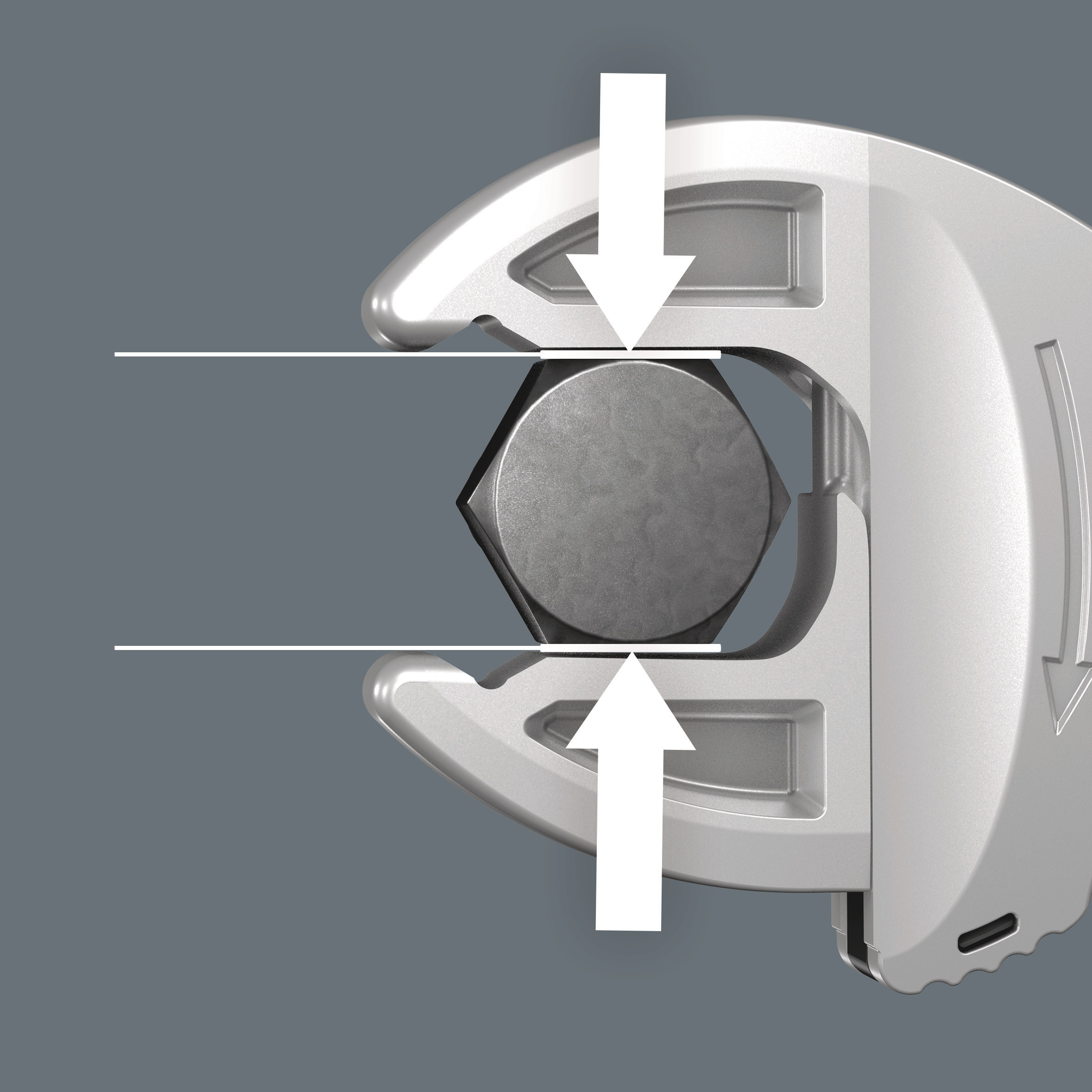 Набор ключей гаечных рожковых 4 пр. с самонастройкой в чехле XS 7-10 мм S 10-13 мм M 13-16 мм L 16-19 мм Joker серия 6004 4 Set 1 Wera WE-020110