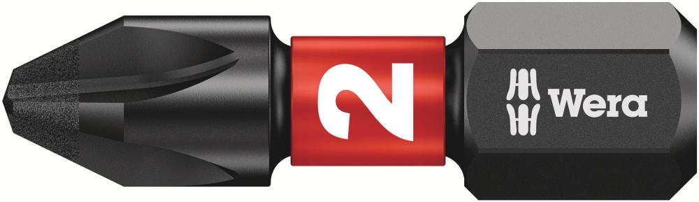 Бита ударная PH 2 x 25 мм алмаз 1/4 C6.3 Impaktor серия 851/1 IMP DC PH Wera WE-057616