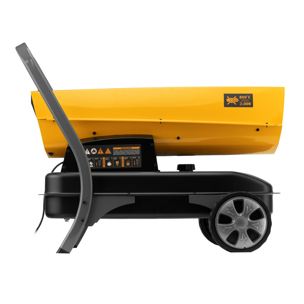 Дизельная тепловая пушка DHG-45i, 45 кВт, 1000 м3/ч, прямой нагрев, электронный термостат Denzel (96485)