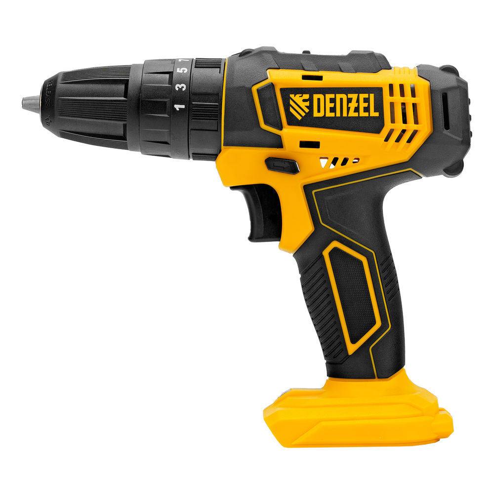 Дрель-шуруповерт аккумуляторная ударная CID-18-0, Li-Ion, 18 В Denzel (26136)