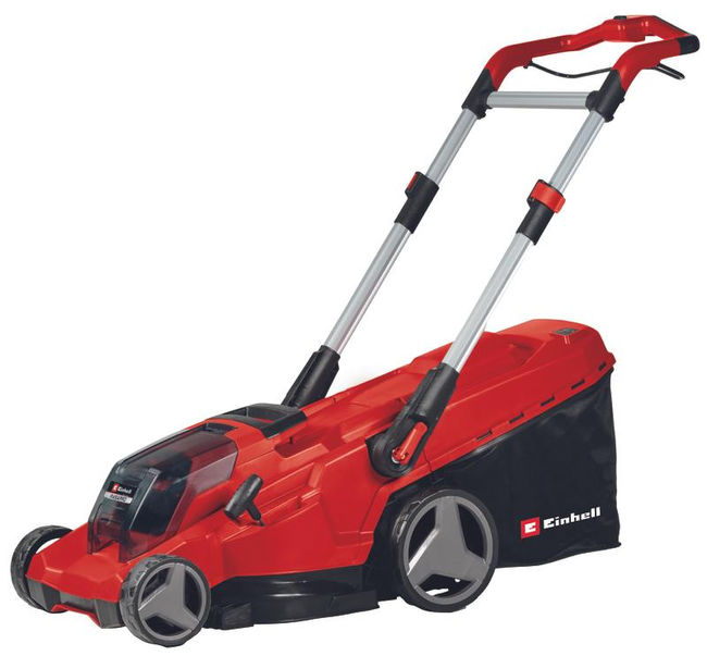 Газонокосилка акк Einhell PXC RASARRO 36/42, 2x18В,42см,6с 25-75мм,50л,2x5,2Aч,двойное ЗУ (3413272)