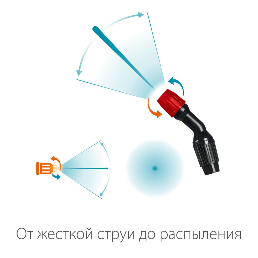 Переносной опрыскиватель TS-10, 10 л, широкая горловина, устойчивое днище GRINDA 8-425119