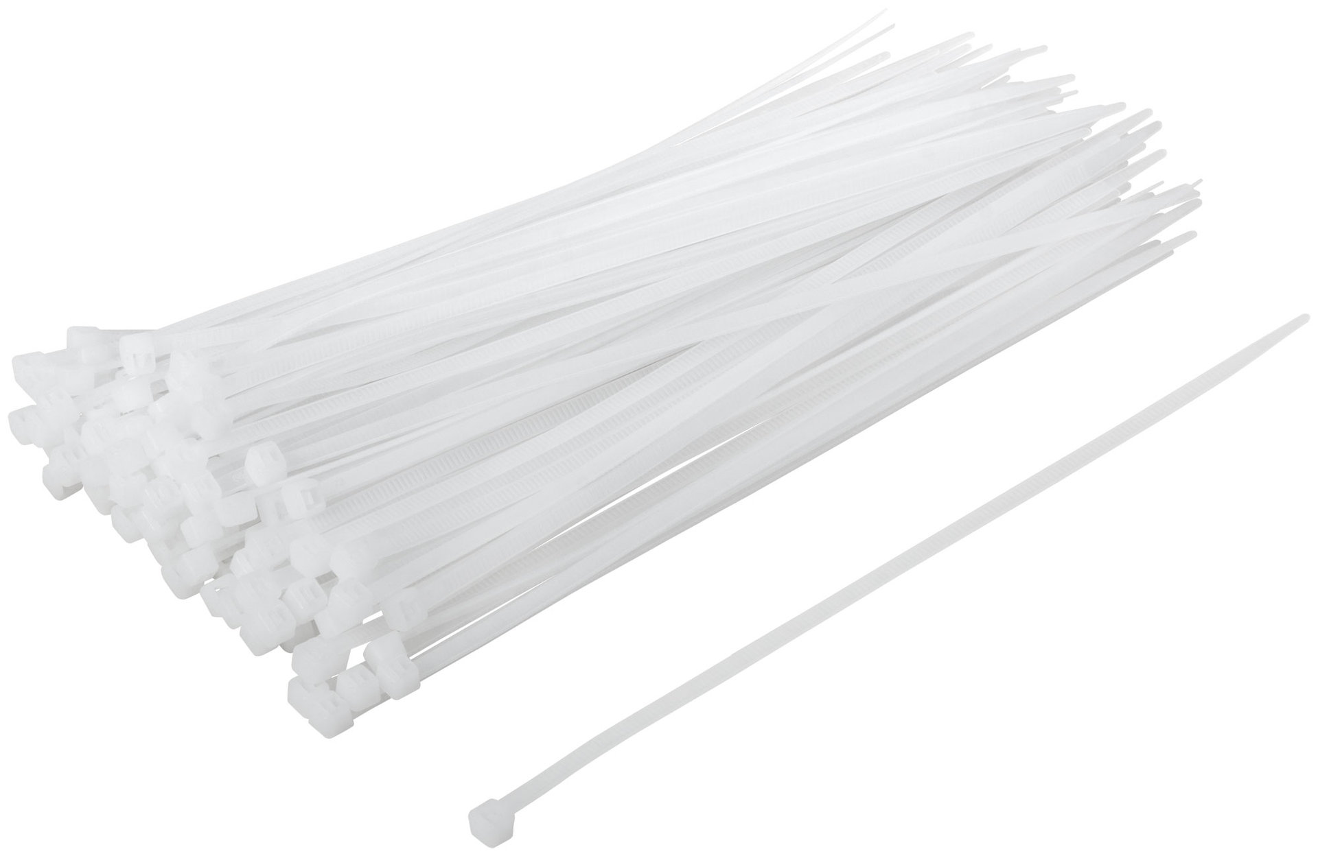 Хомуты нейлоновые, белые д/проводов 100 шт., 200x3,6 мм (60420)