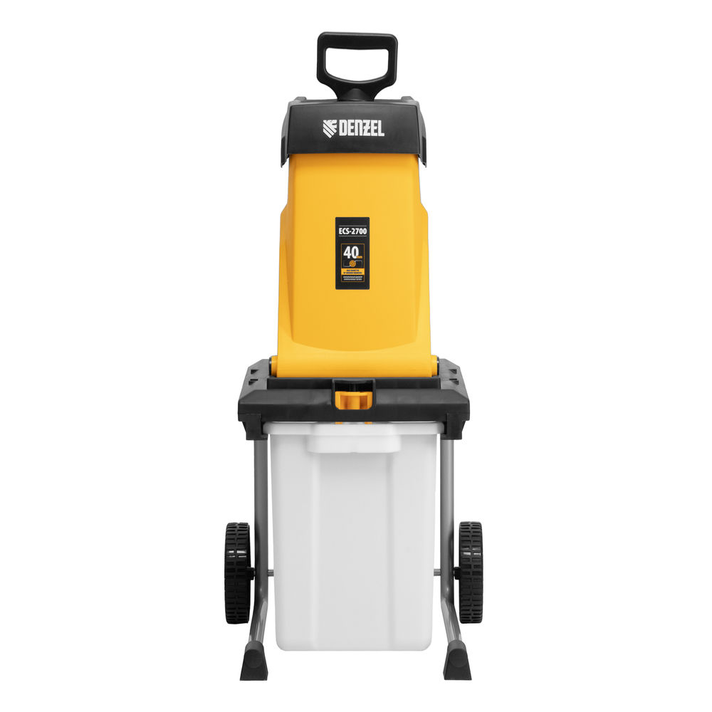 Измельчитель садовый электрический ECS-2700, 2700 Вт, 40 мм Denzel (59702)